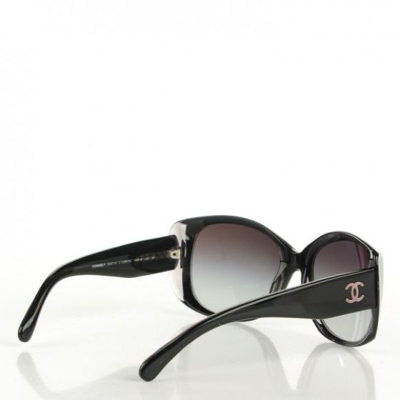 CHANEL Mother of Pearl CC Sunglasses 5227-H Black - Picture 5 of 10